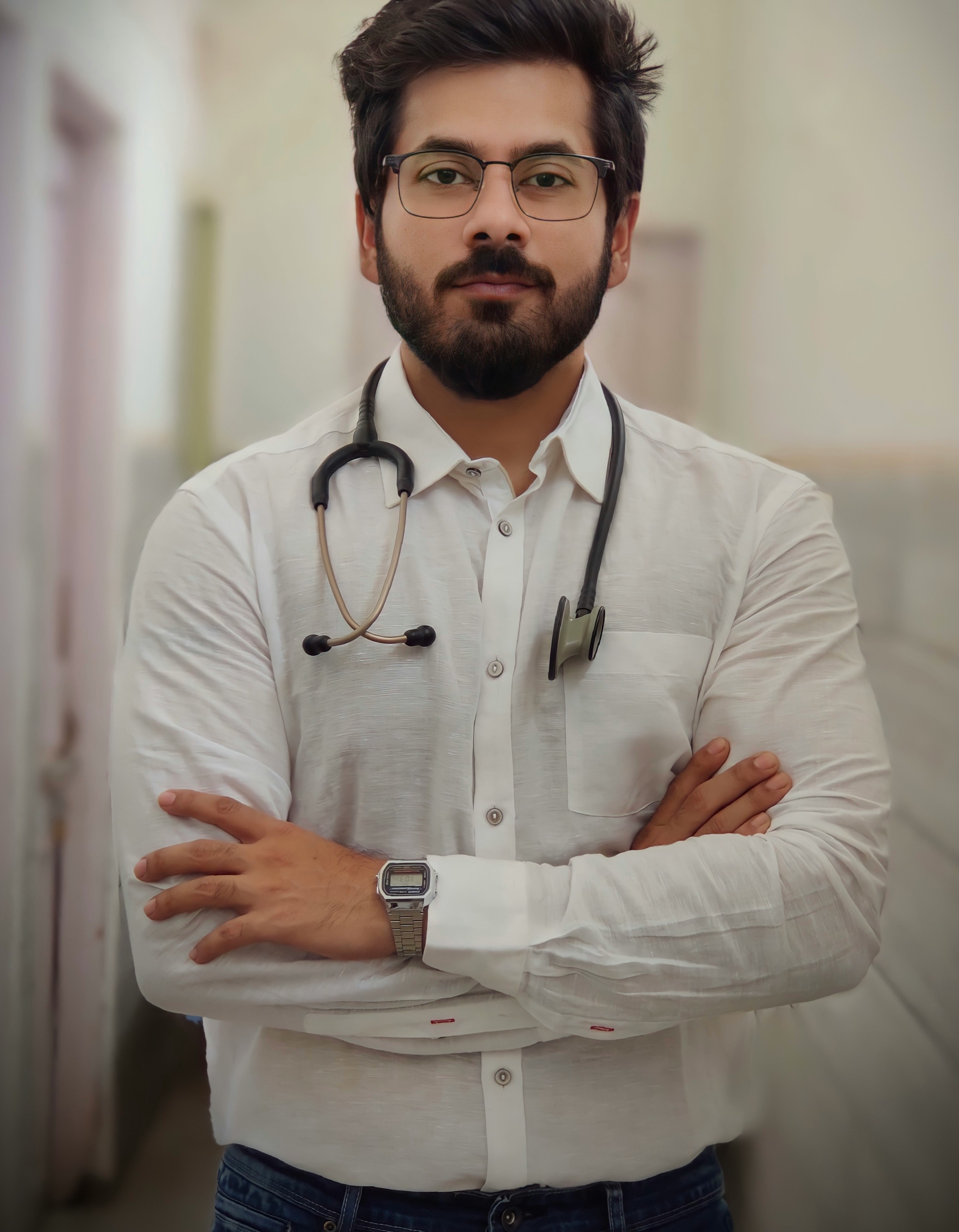 Dr. Vikram Nair, naturopathy practitioner, in natural light